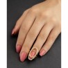 Oval design Golden nail ring